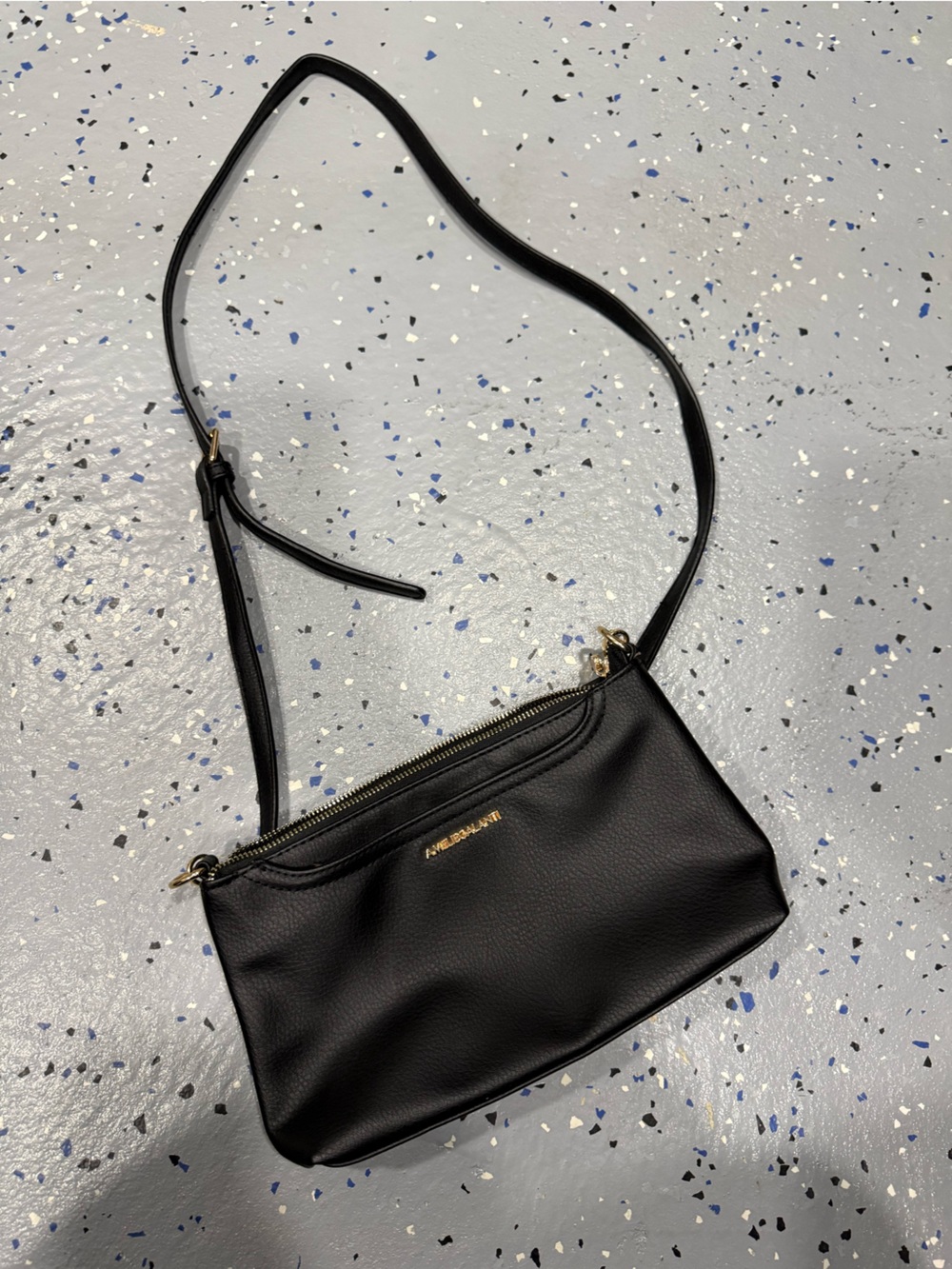 Small black crossbody purse